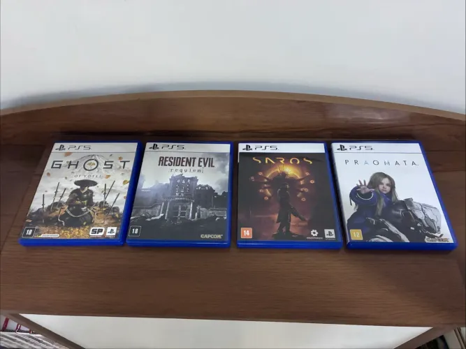 Pragmata, ghost of yotei, resident evil réquiem, Saros PS5