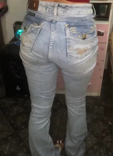 calça selvagem country anos 2000/y2k