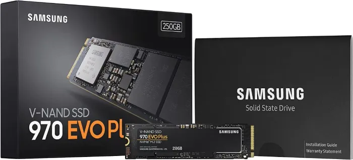 Ssd M.2 NVMe Samsung 970 Evo Plus 250GB usado