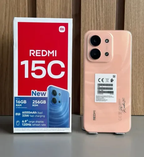 Redmi 15C 4G 8ram 256gb - Laranja