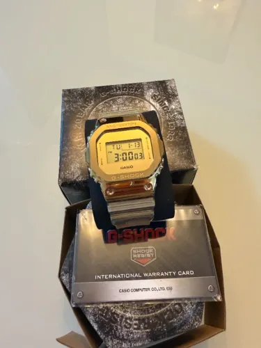 Relógio Casio G-SHOCK G-Steel Serie 5600 Gold Edition