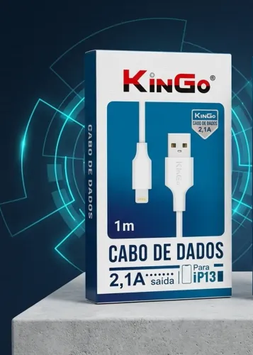 Cabo para Carregamento e Transferência de Dados USB / IPHONE