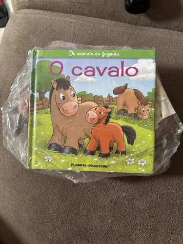 Livro Infantil + Miniaturas - O Cavalo - Planeta DeAgostini - Completo
