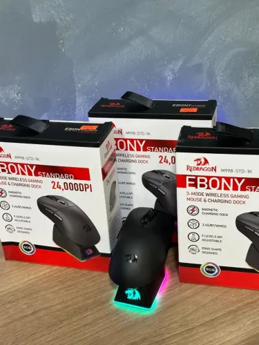 Mouse Gamer Sem Fio Redragon (com Dock Magnético RGB) 