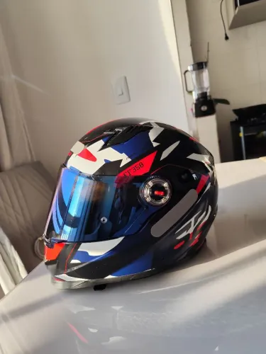 Capacete LS2 FF358 Tank Azul