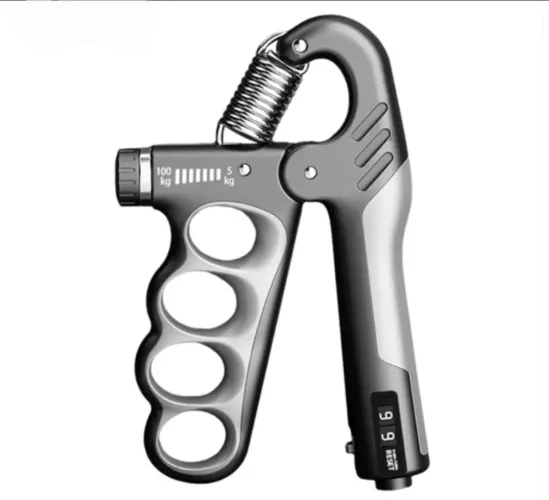Hand Grip Gold Sports Garra Com Carga de 5 a 100 kgs - Mola Aço Carbono com Contador