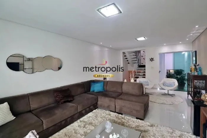Sobrado com 3 dormitórios à venda, 216 m² por R$ 1.400.000,00 - Vila Metalúrgica - Santo A