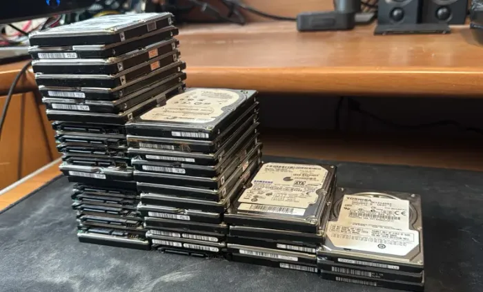 Lote 39 HD 2,5" 10,24TB Notebook SATA Testados e Funcionando - Baixo Uso