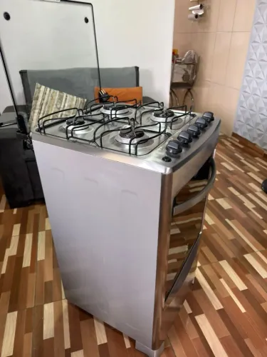 Fogão 4 Bocas Electrolux Efficient - Prata/Inox