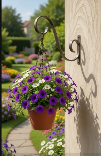 SUPORTE DE PAREDE CLASSICO ARTESANAL DE FERRO DOURADO