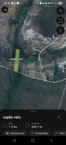 Terreno a venda, próximo a trilha do aleixo