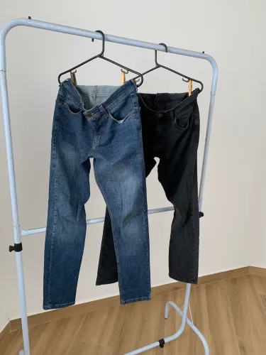 kit 2 calças jeans masculinas renner slim 40