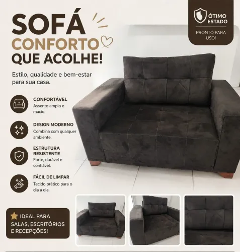 Vendo um sofá ?novo sem marca a de uso