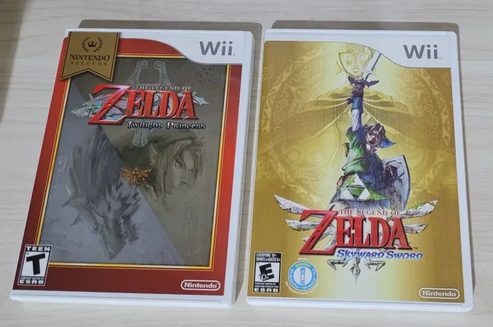 The Legend of Zelda Twilight Princess & Skyward Sword Nintendo Wii