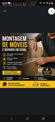 Montador de móveis PARTICULAR.