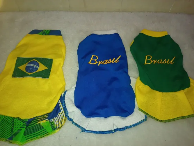 Camisetas do Brasil para pet?