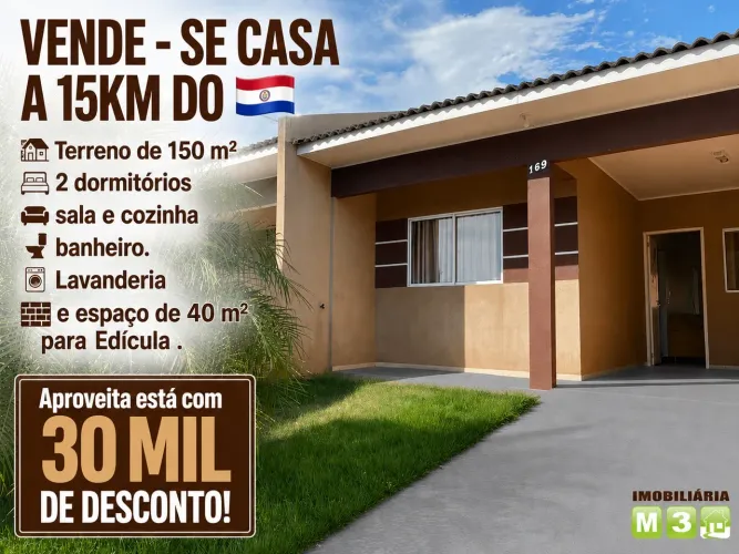 Vende-se casa , Valor abaixo! 2 quartos em santa Terezinha de Itaipu