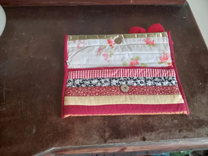 Carteira de pano feminino 