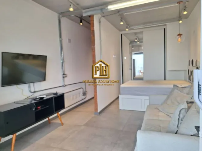 Studio 37m2 para locação com excelente localização