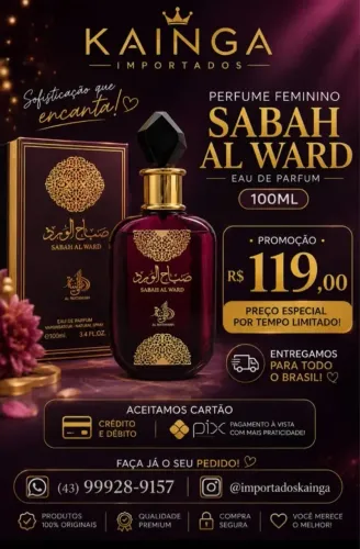 Perfume Árabe Sabah Al Ward