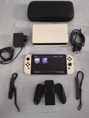 Nintendo switch OLED desbloqueado 128GB Lotado de jogos