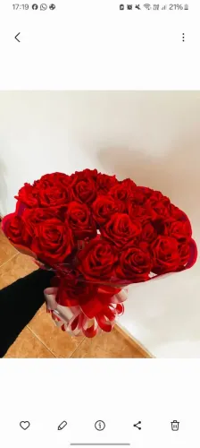 Buquêsnde rosas de cetim