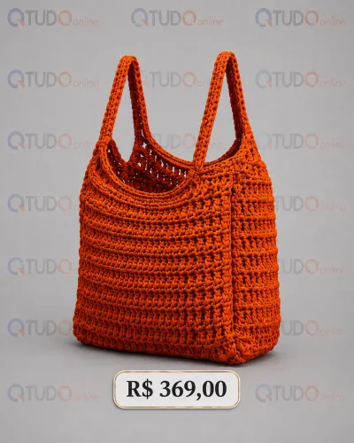 Bolsa de Crochê artesanal
