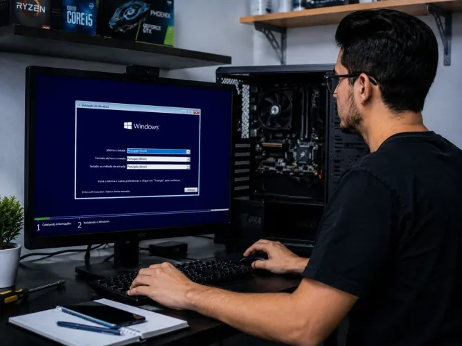 Formatação e Instalação de Windows