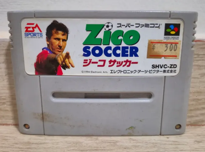 Zico Soccer para Super Nintendo original japonês