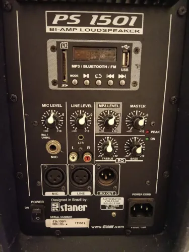 Caixa de som Staner PS 1501 BI-AMP