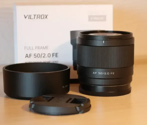 Lente Viltrox 50mm f2.0 para Sony FE