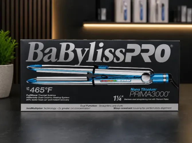 Chapinha para Cabelo Babyliss Pro Nano Titanium Optima 3000 - Bivolt