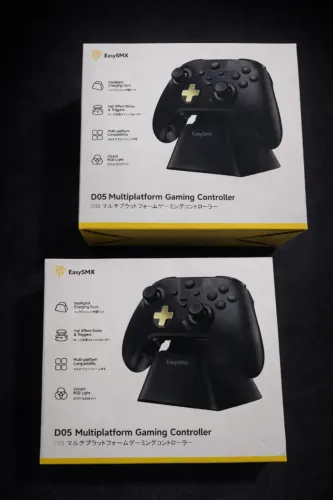 CONTROLES GAMER HALL EFFECT - COMPATÍVEL COM PC, SWITCH, STEAM, ANDROID E iOS.