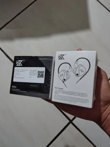 Kit Módulo Bluetooth Kz AE01 + Fone Kz Castor Improved Bass (Novo Lacrado)