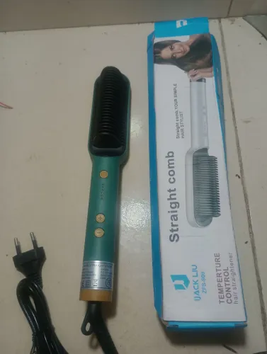 Escova Alisadora Elétrica / Pente Alisador Jack Liu, modelo ZFS-909.