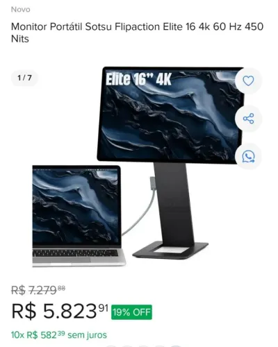 Monitor portátil sotsu