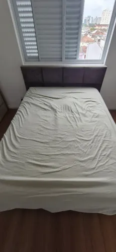 Cama box casal + colchão de casal