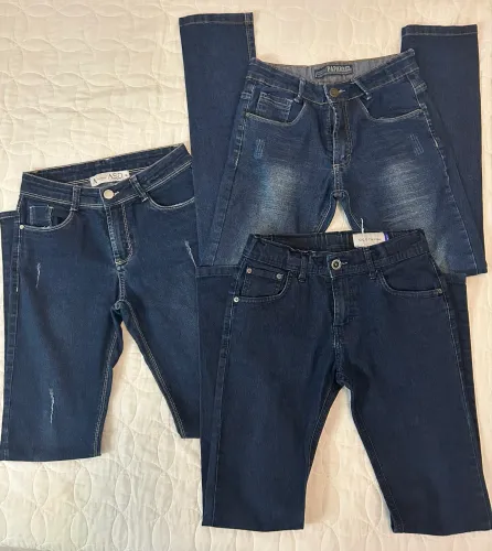 Calça jeans masculina infantil