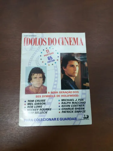 Álbum de Figurinhas Idolos do Cinema de 1990 Hollywood Tom Cruise