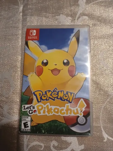 Pokémon Lets Go Pikachu Nintendo Switch Original Mídia Física