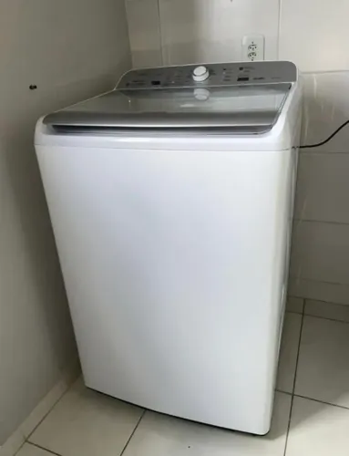 Máquina De Lavar Com Sistema Ciclone E Função Smartsense 17kg Cor Branca