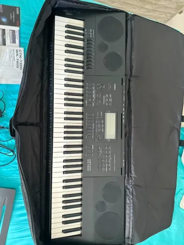 Teclado CASSIO WK7600 + CASE + pedal