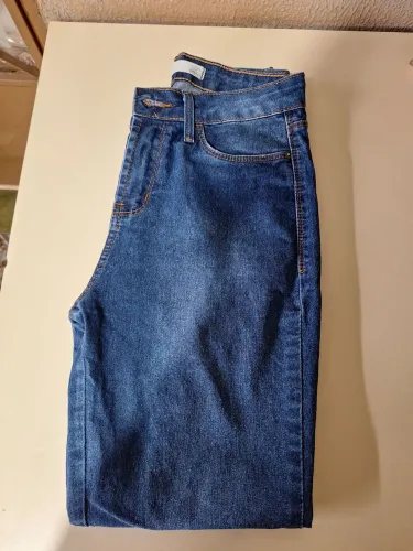 Calça jeans skinny feminina azul 36