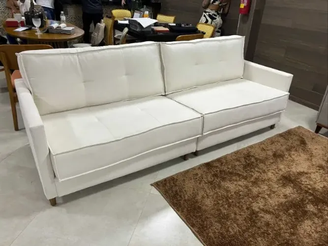 Sofá Elegance Premium 2,00 m Linho - Atraente
