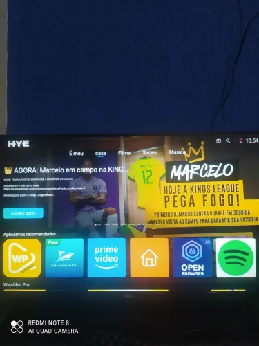 Smart TV LED 32" HYE HD - Modelo HYE32ATHZ (Na Caixa / Usada 1 Vez)