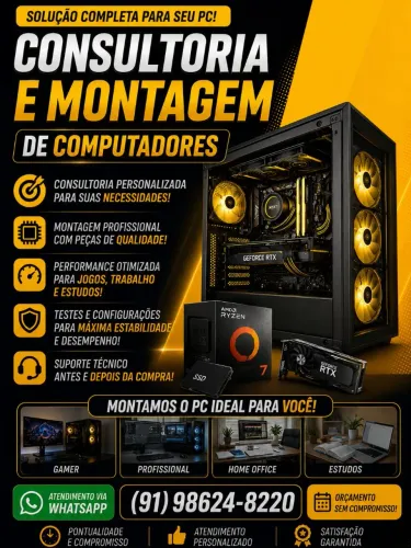 Consultoria e montagem de computador 