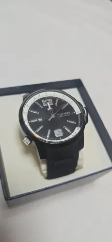 Relógio Tommy Hilfiger Th1791221 Orig Brandon Black Silicon