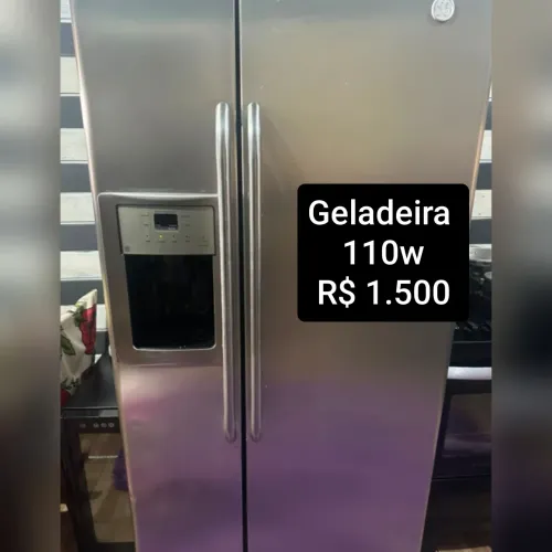 Geladeira inox 110w