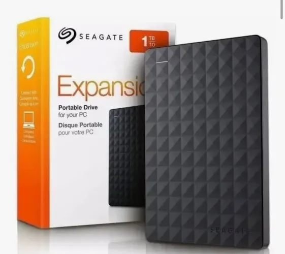Hd Externo Seagate, 1tb, Usb , Preto - 1000400
