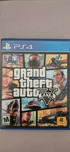 Jogo GTA 5 Americano completo com mapa e código para começar com 1 milhão de dólares PS4